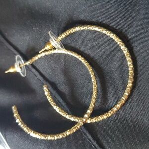 Gold tone earrings